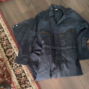 Topps Public Safety Apparel coveralls jumpsuit M navy